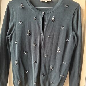 LOFT Embellished Cardigan